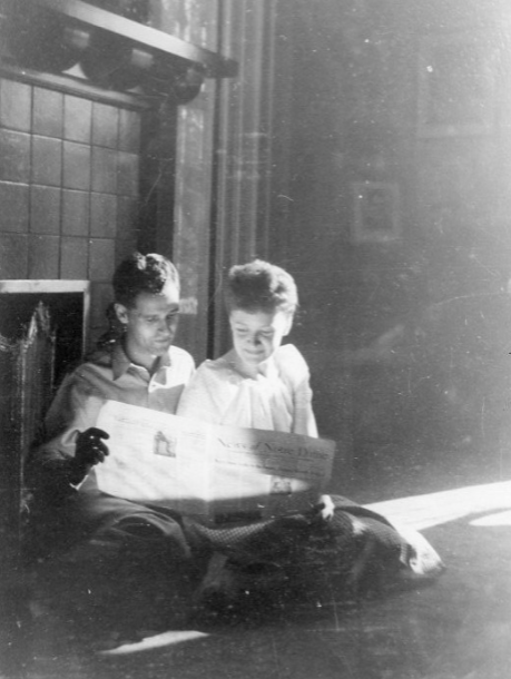 9. Dante &amp; Marie Reading Together 1943